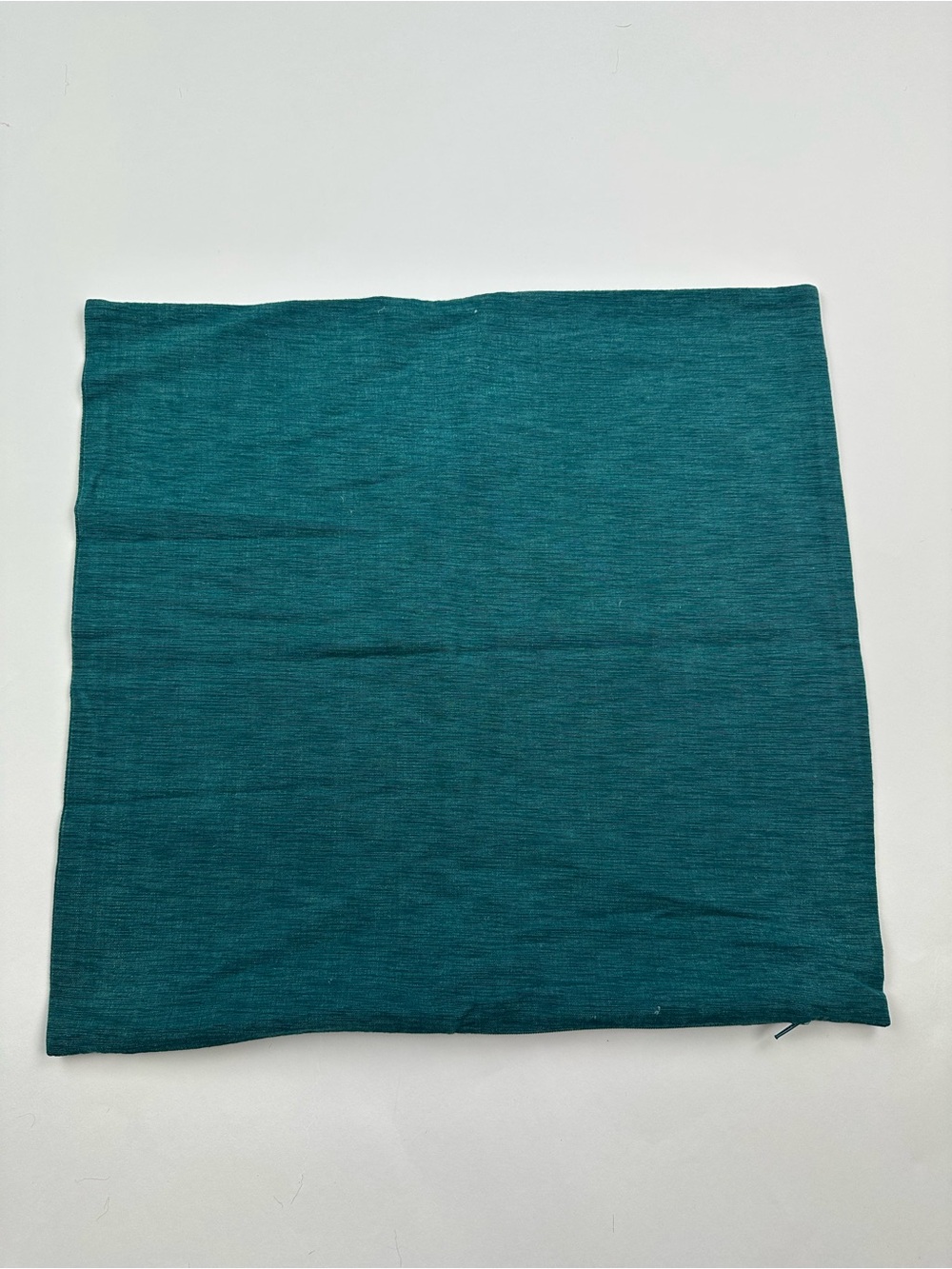 Crate & Barrel Linden Pillow Case in Peacock Size 18 x 18 inches. - Picture 6 of 8